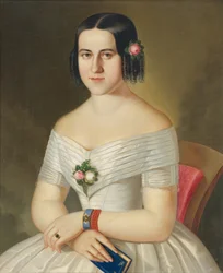 Portrait of Kornélie Spanyiková née Baintnerová